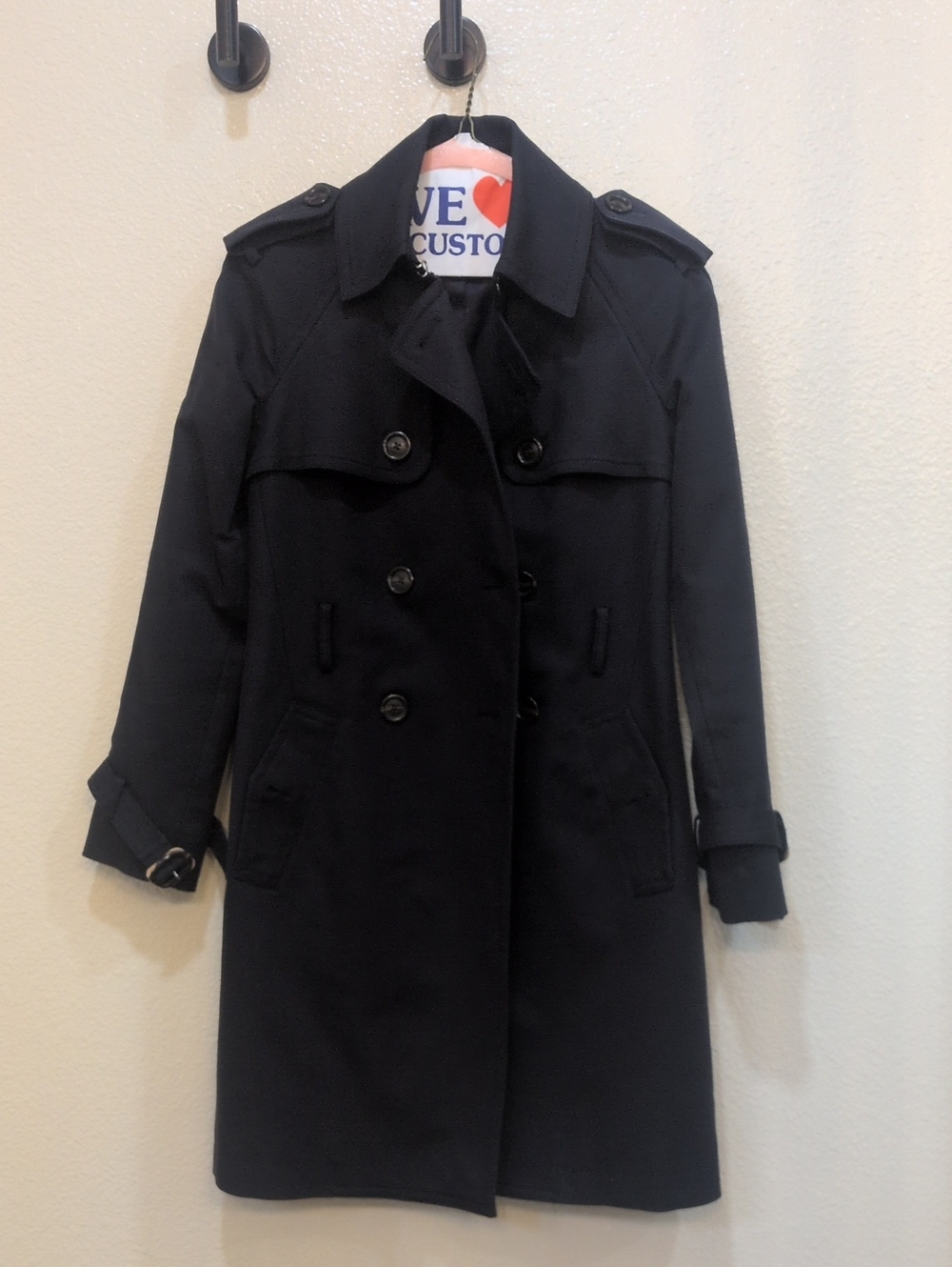 Club Monaco Military-Style Trench Coat